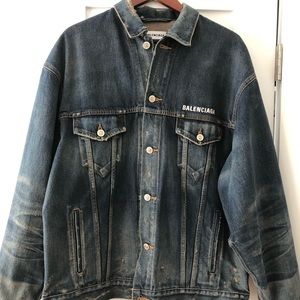 Balenciaga denim jacket in oversized denim.Size 36Originally paid $970 worn once